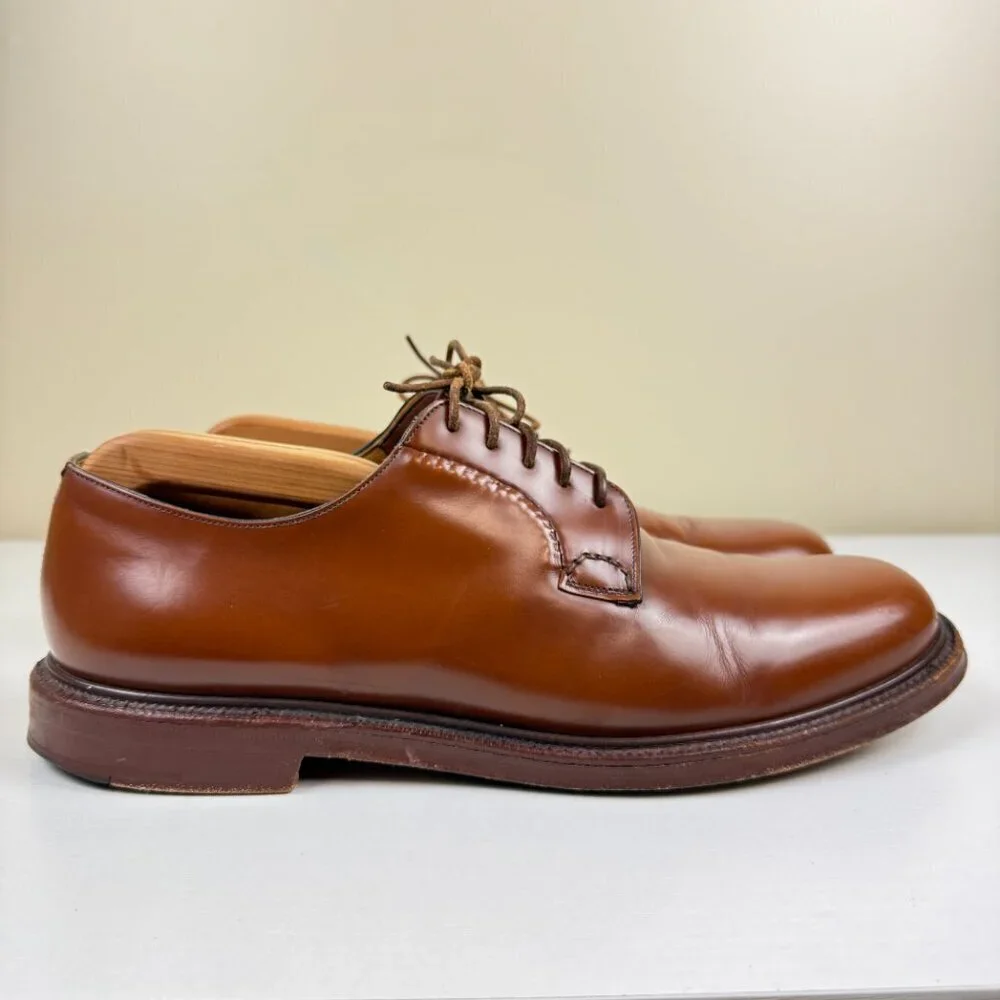 Church's Custom Grade Shannon Polished Binder Derby Brown Leather Shoes